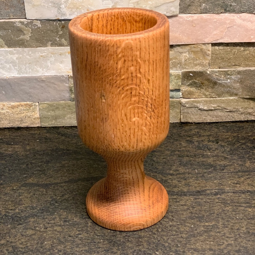 HANDMADE | Turned Wooden Chalice / Goblet